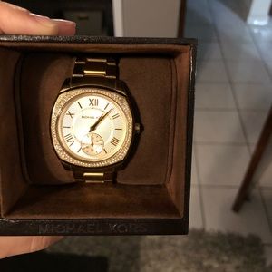 Gold Michael Kors watch